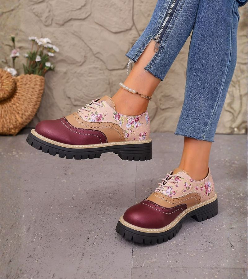 Parijs | Comfortabele Orthopedische Schoenen met Bloemmotief