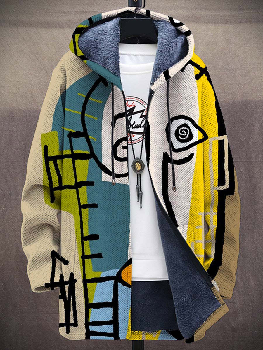 Gareth | Artistiek vest met capuchon