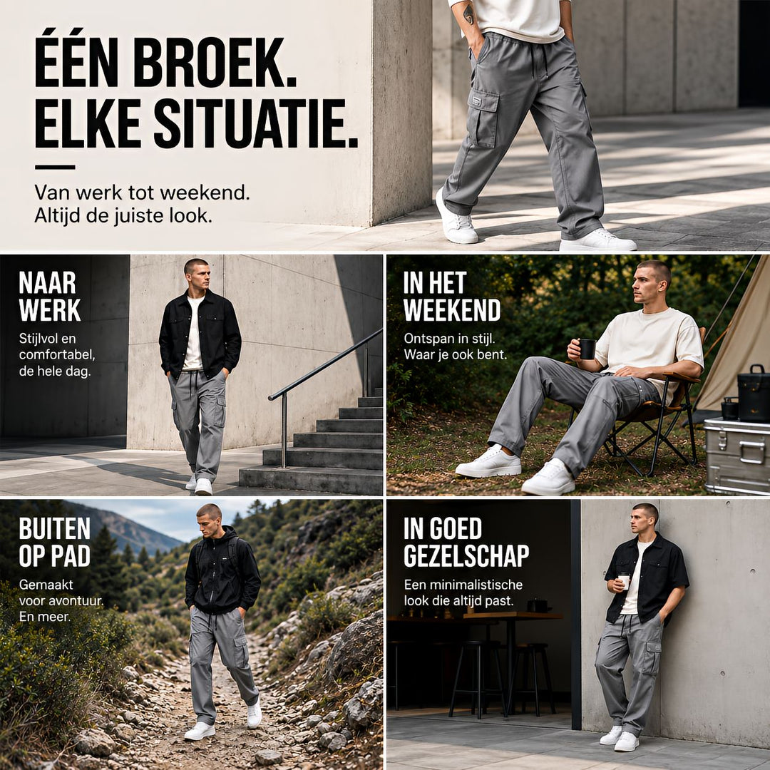 Lars | Veelzijdige Heren Cargobroek