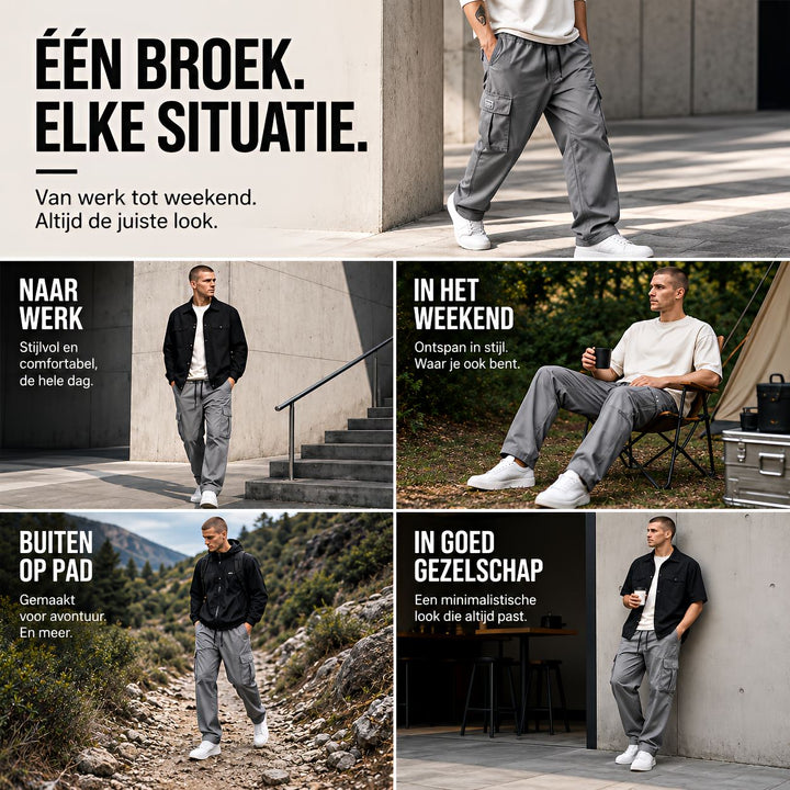 Lars | Veelzijdige Heren Cargobroek