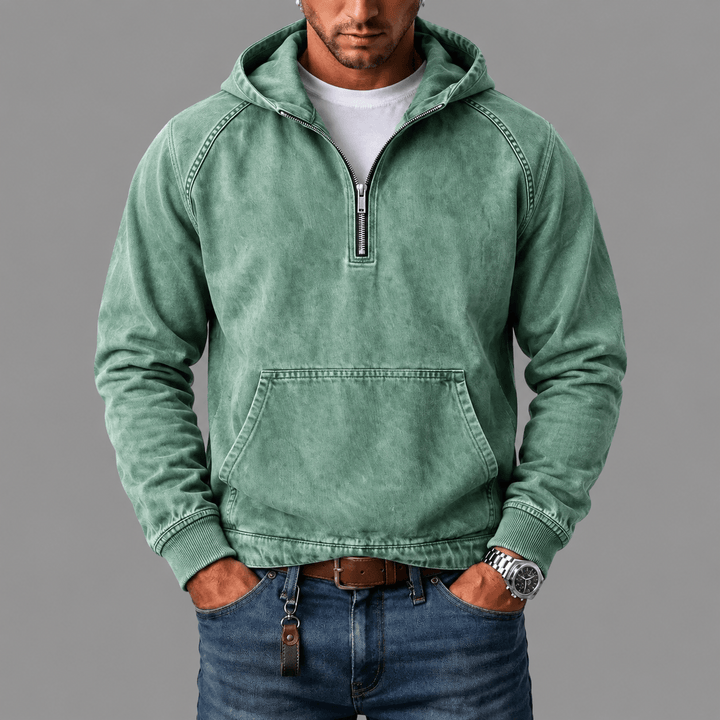 Maarten | Comfortabele Denim Hoodie