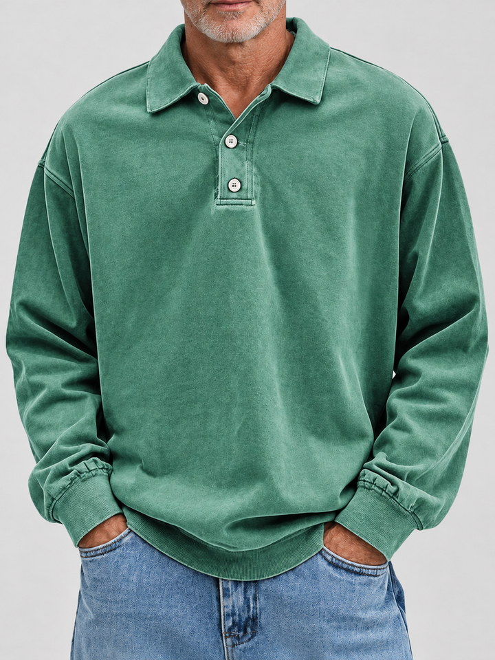 Jannes | Vintage Polo-Sweater