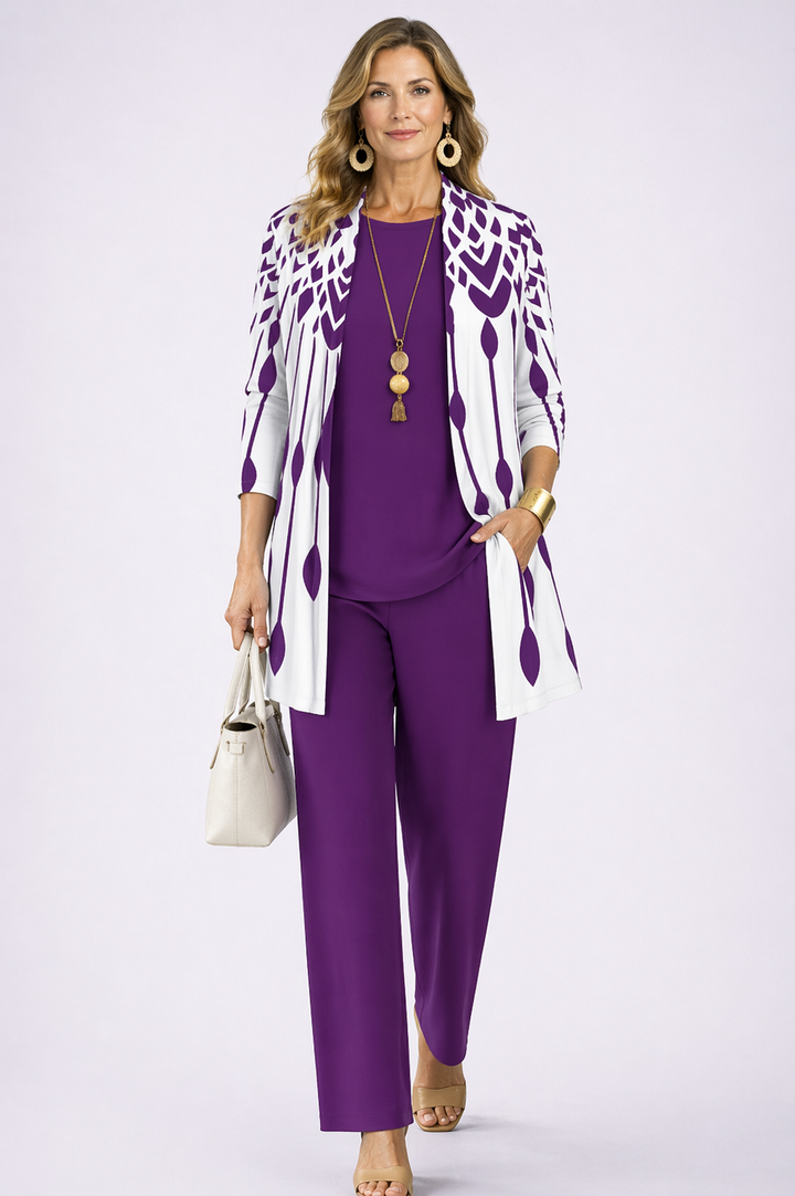 Elaine | Verfijnde Driedelige Set