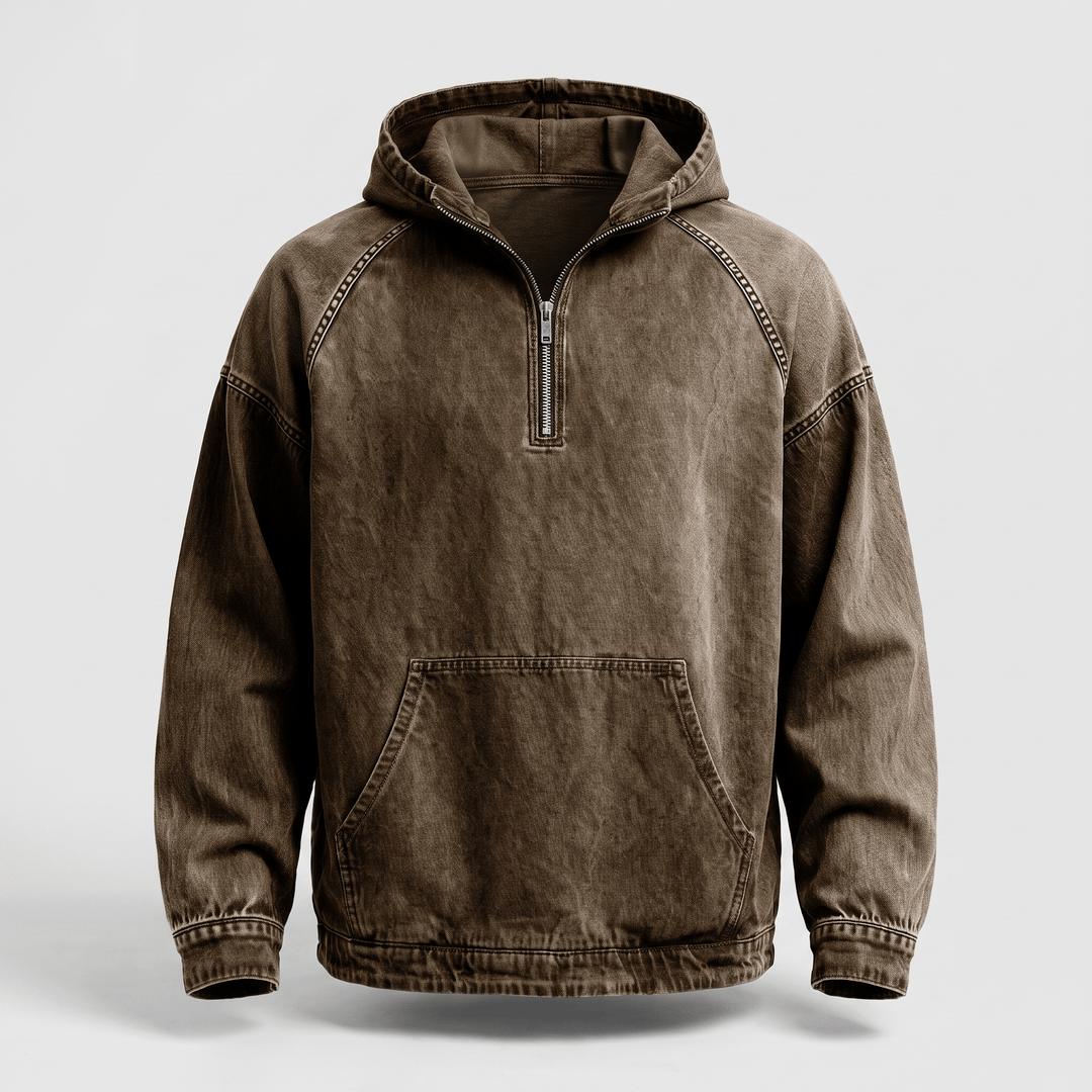 Maarten | Comfortabele Denim Hoodie