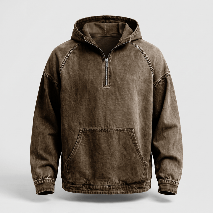 Maarten | Comfortabele Denim Hoodie