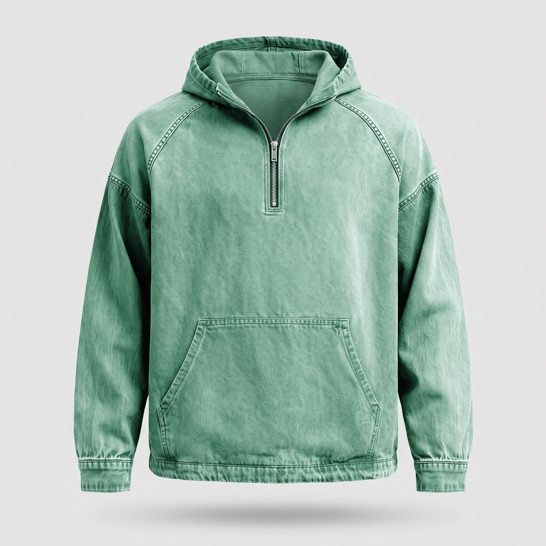 Maarten | Comfortabele Denim Hoodie