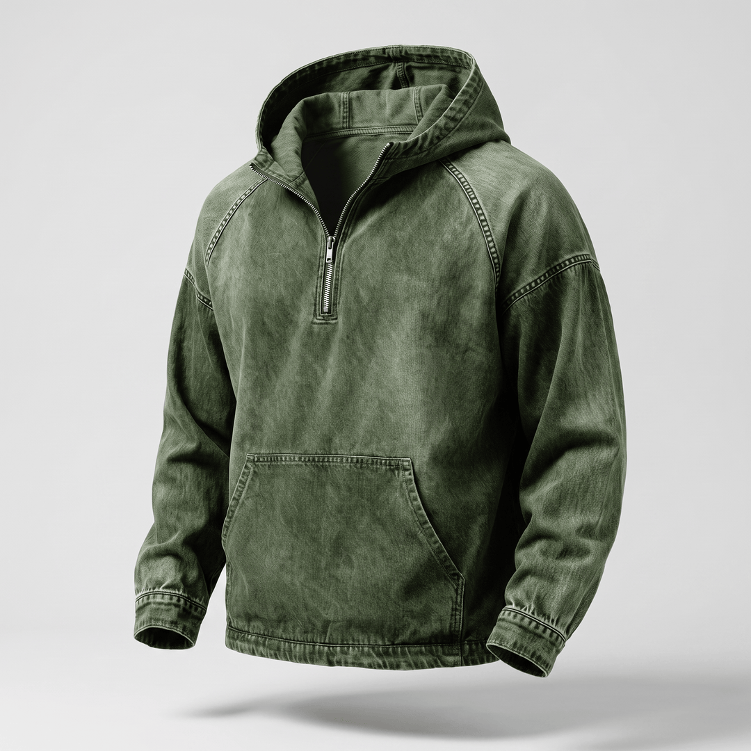 Maarten | Comfortabele Denim Hoodie