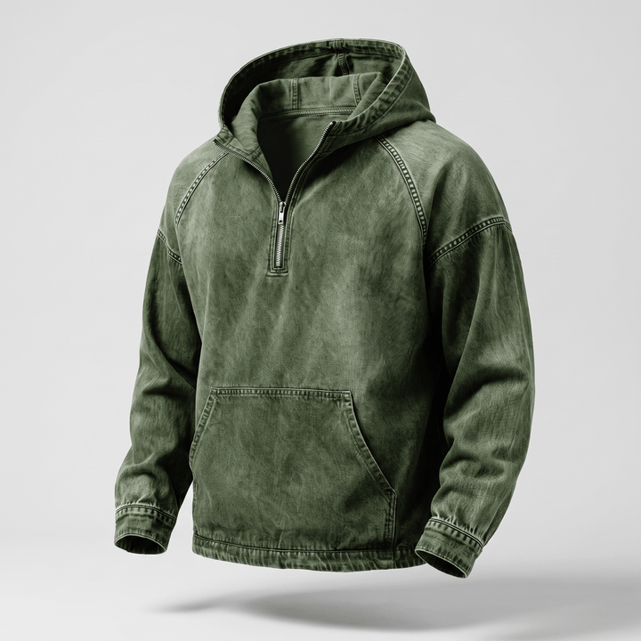Maarten | Comfortabele Denim Hoodie