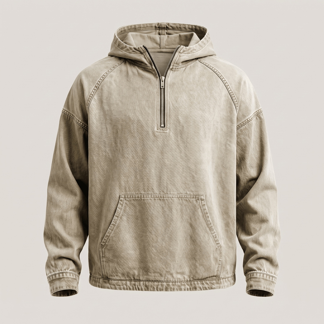 Maarten | Comfortabele Denim Hoodie