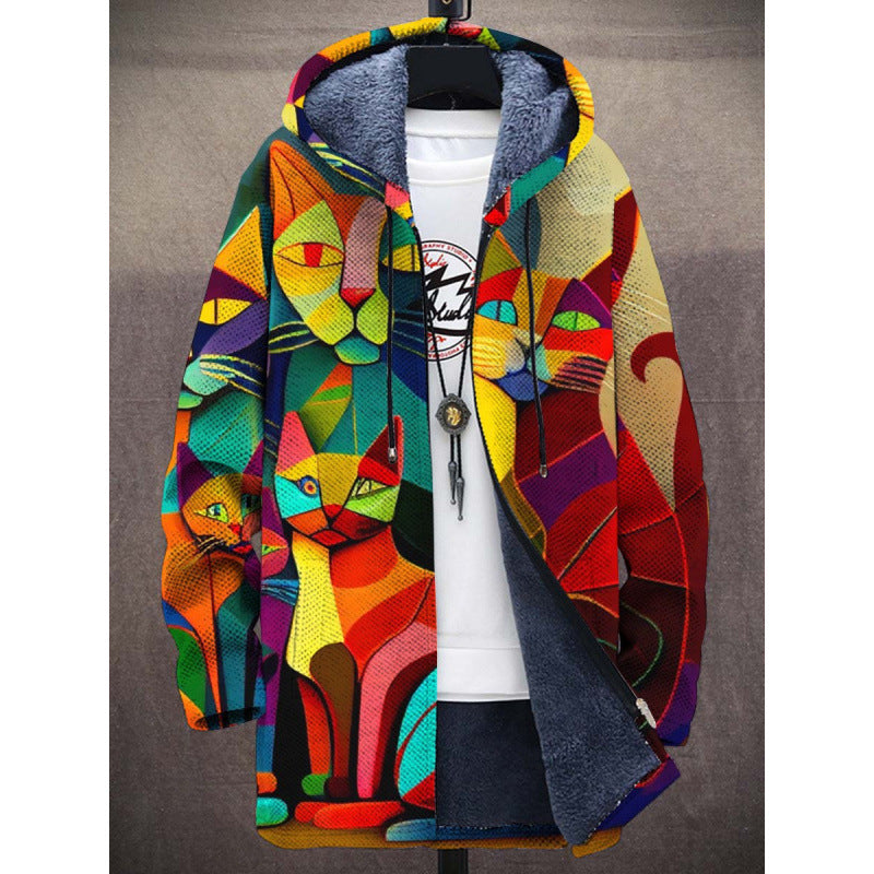 Rafferty | Artistiek vest met capuchon