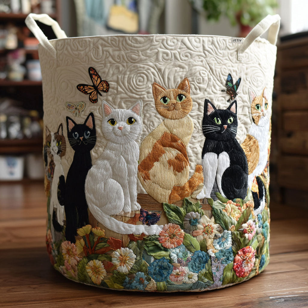 Chats in de Tuin | Gevoerde Opbergmand