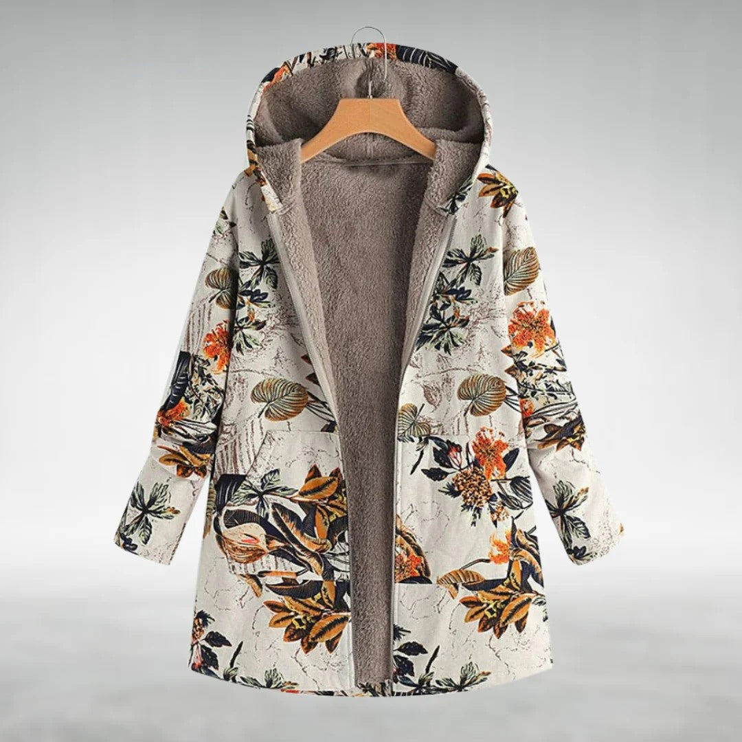 Melvaris | Jas met bloemenpatroon