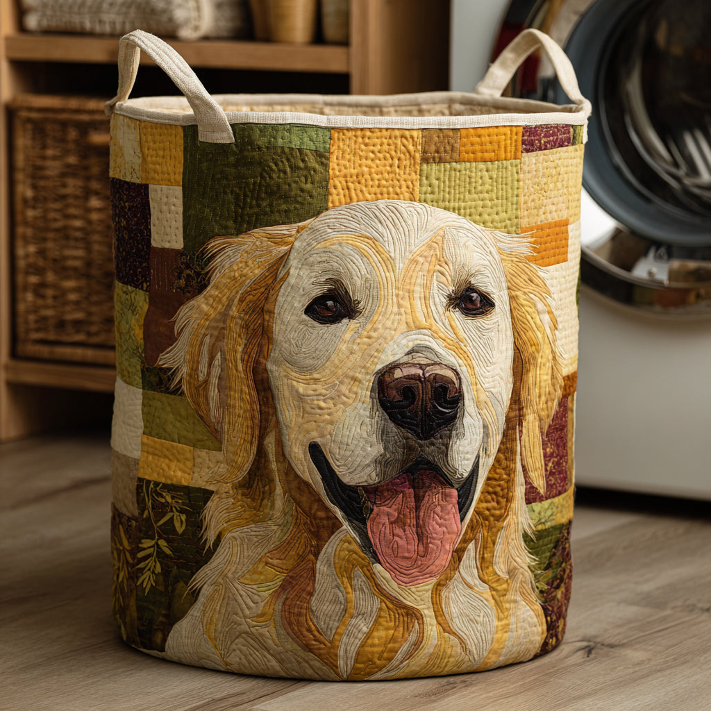 Zachte Golden Retriever | Gevoerd Opbergmand