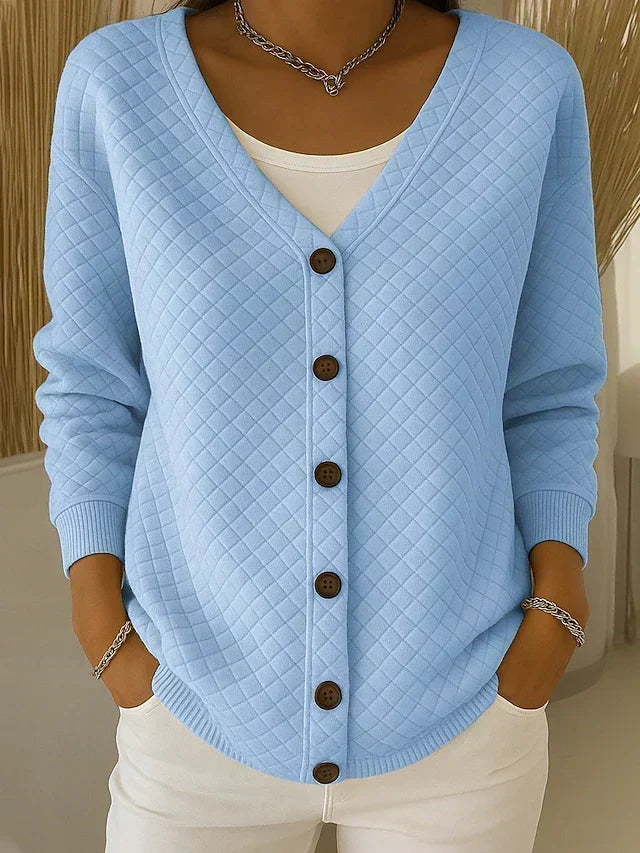 Eleonora | Gewatteerd Vest met Knopen