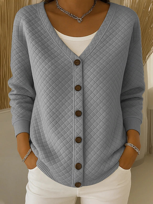 Eleonora | Gewatteerd Vest met Knopen