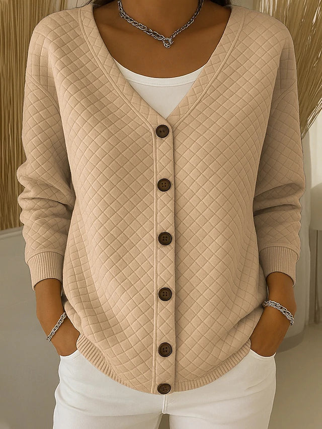 Eleonora | Gewatteerd Vest met Knopen