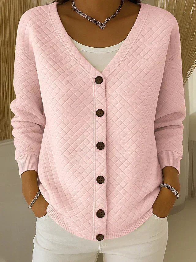 Eleonora | Gewatteerd Vest met Knopen