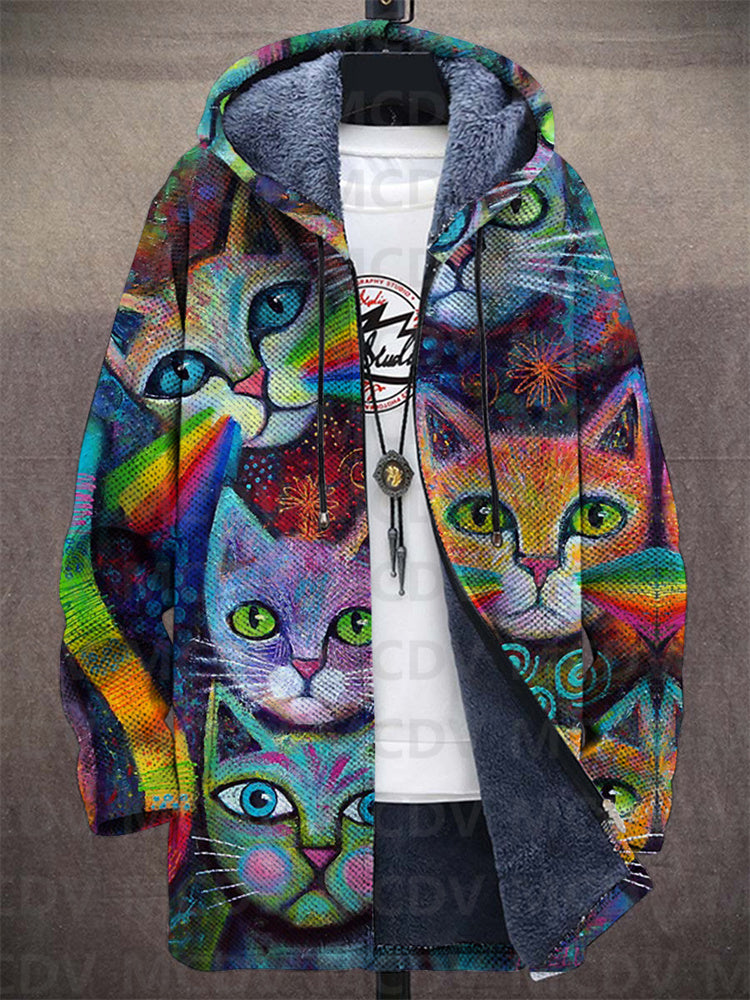 Rowland | Artistiek vest met capuchon