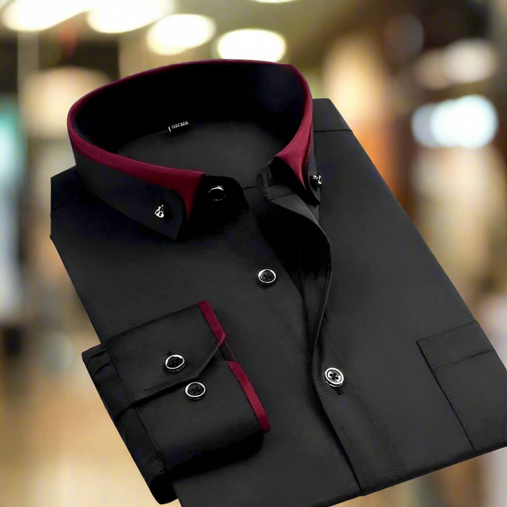 Matteo | Elegante Contrast Overhemd
