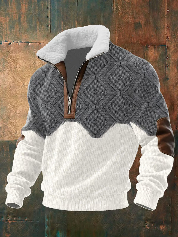 Finn | Gebreide Half-Zip Wintertrui