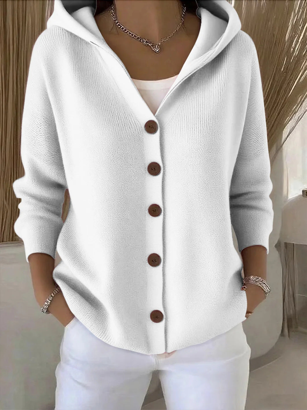 Zoé | Comfortabel Vest met Capuchon