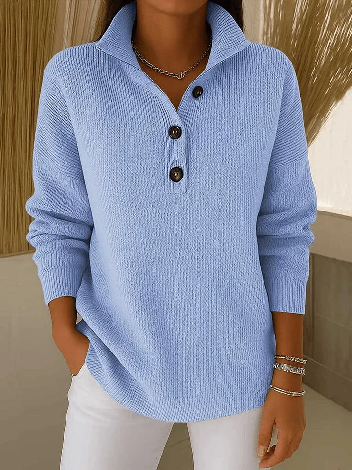 Amalia | Polo Trui met V-hals