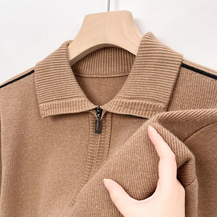 Freek | Luxueuze Quarter-Zip Trui