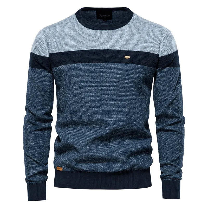 Van Laarhoven Mode | Elegante herentrui met structuurpatroon