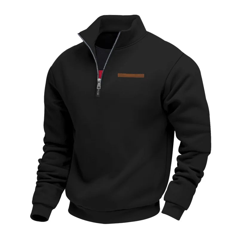Thomas | Casual fleece-sweatshirt voor heren