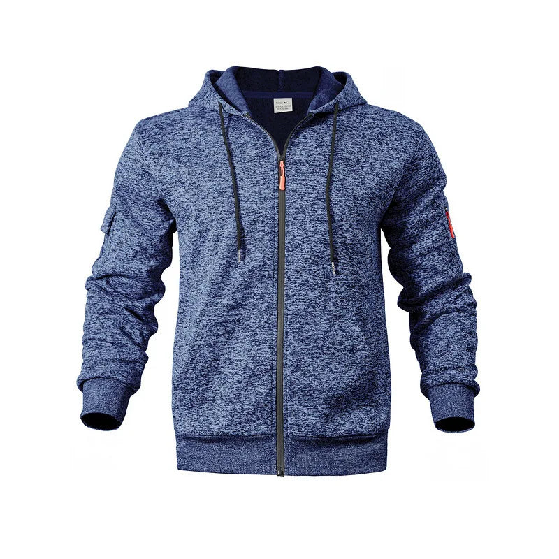 Levi | Robuuste Rits Hoodie