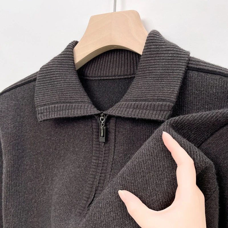Freek | Luxueuze Quarter-Zip Trui
