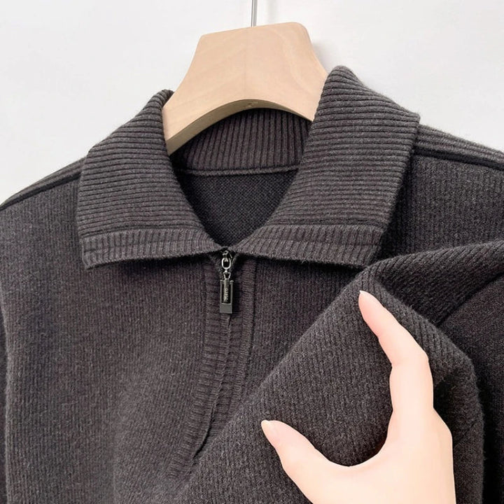 Freek | Luxueuze Quarter-Zip Trui