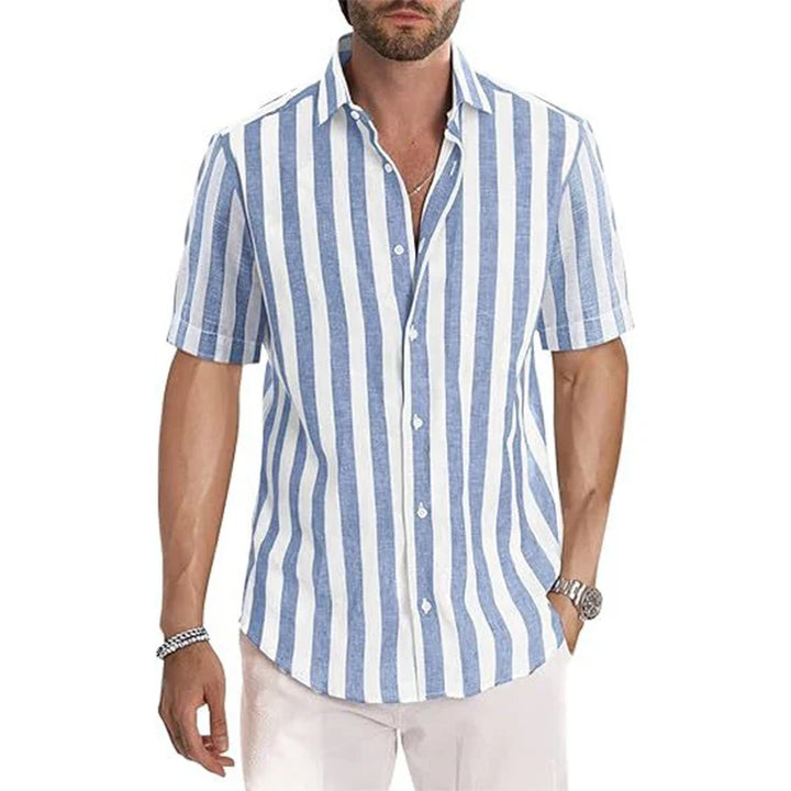 De Ruiter | Riviera Streep Shirt Korte Mouwen