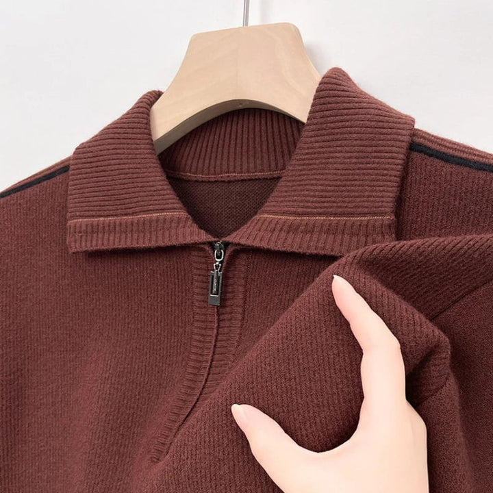 Freek | Luxueuze Quarter-Zip Trui