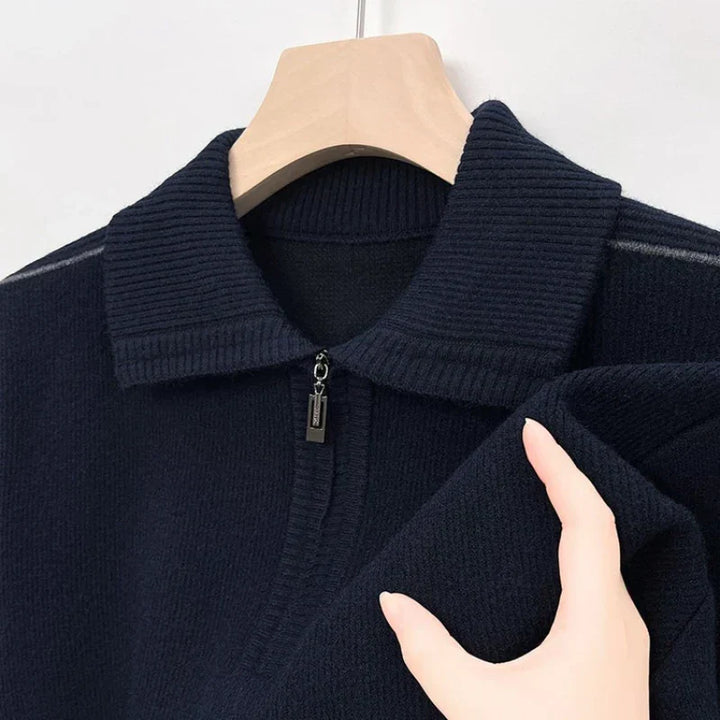 Freek | Luxueuze Quarter-Zip Trui