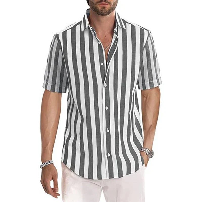 De Ruiter | Riviera Streep Shirt Korte Mouwen