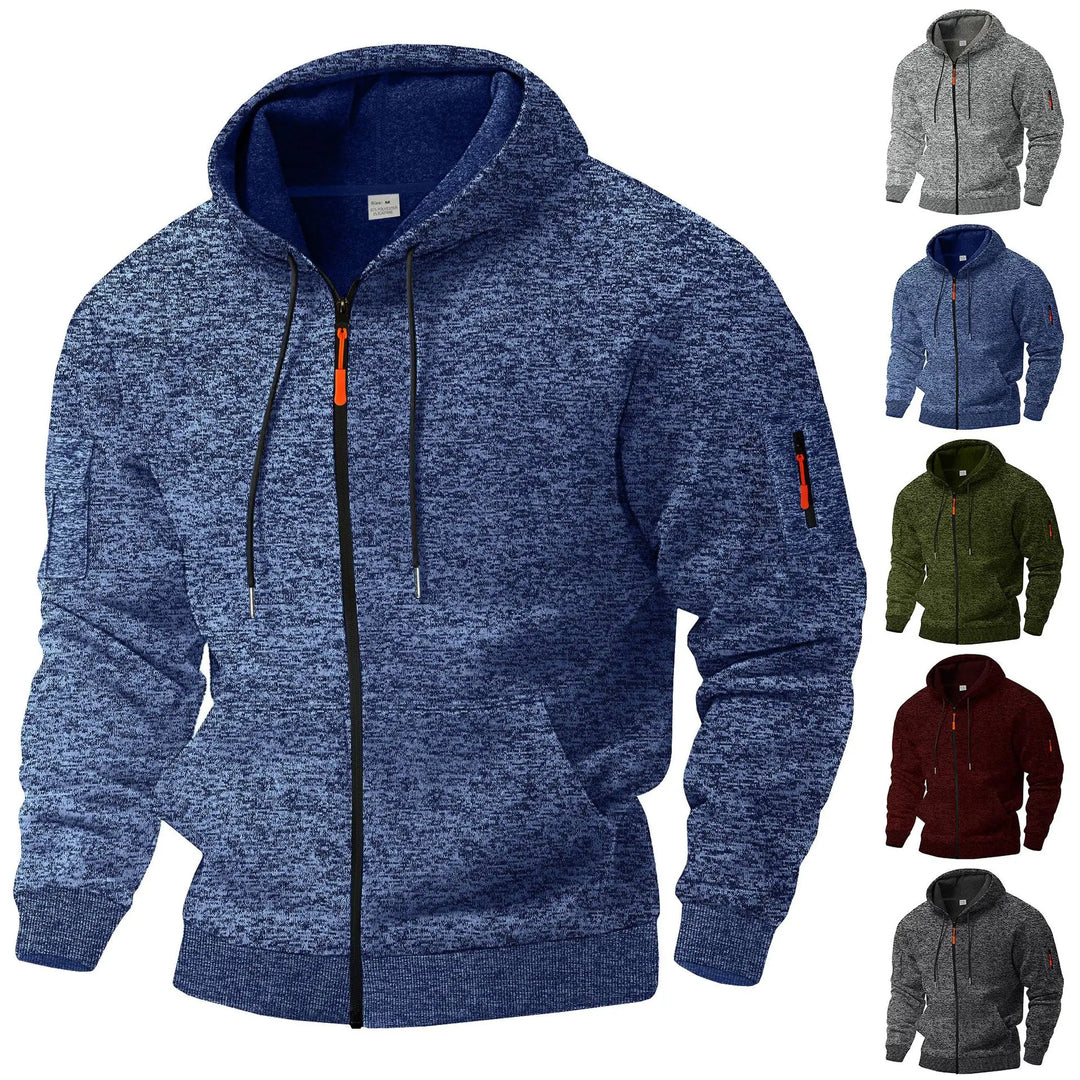 Levi | Robuuste Rits Hoodie
