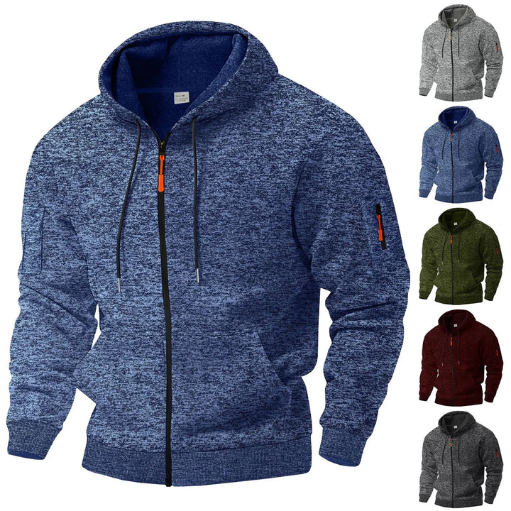 Levi | Robuuste Rits Hoodie