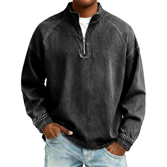 Jasper | Vintage Half-Zip Trui