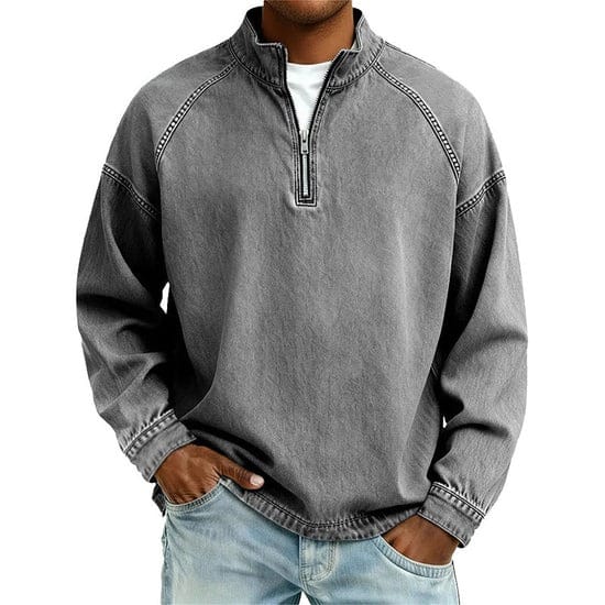 Jasper | Vintage Half-Zip Trui