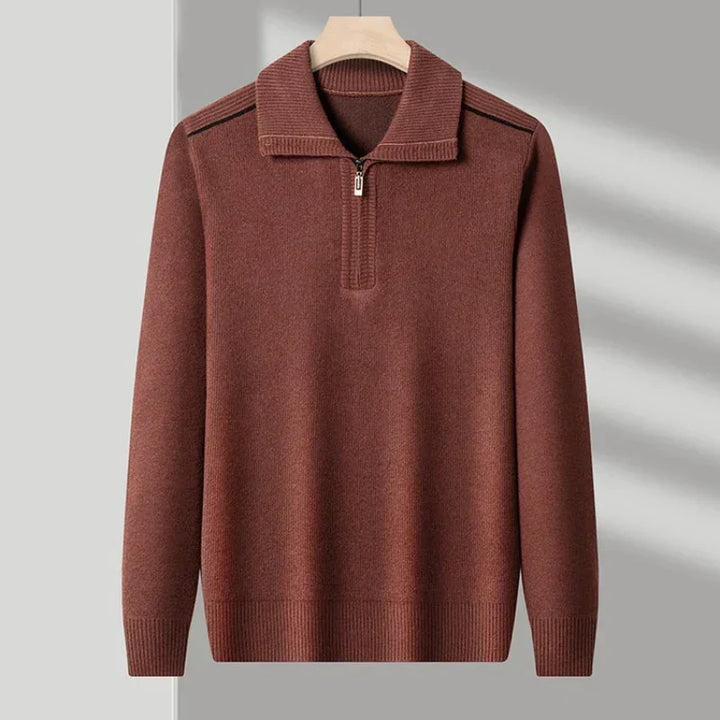 Freek | Luxueuze Quarter-Zip Trui