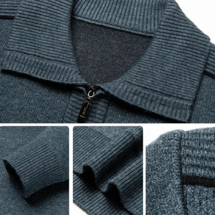 Freek | Luxueuze Quarter-Zip Trui