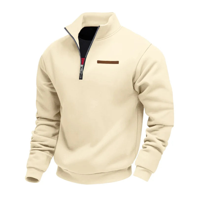 Thomas | Casual fleece-sweatshirt voor heren