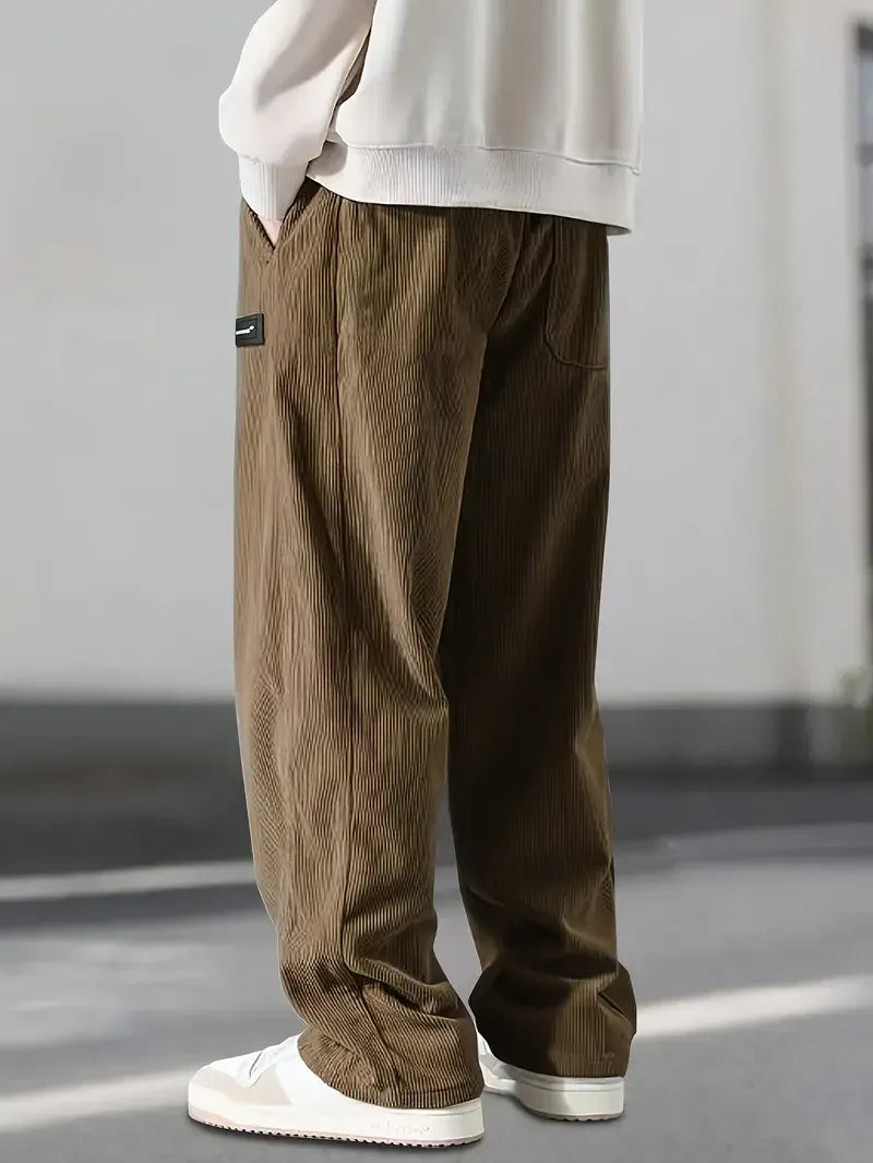 Ruben | Relaxte Corduroy Broek