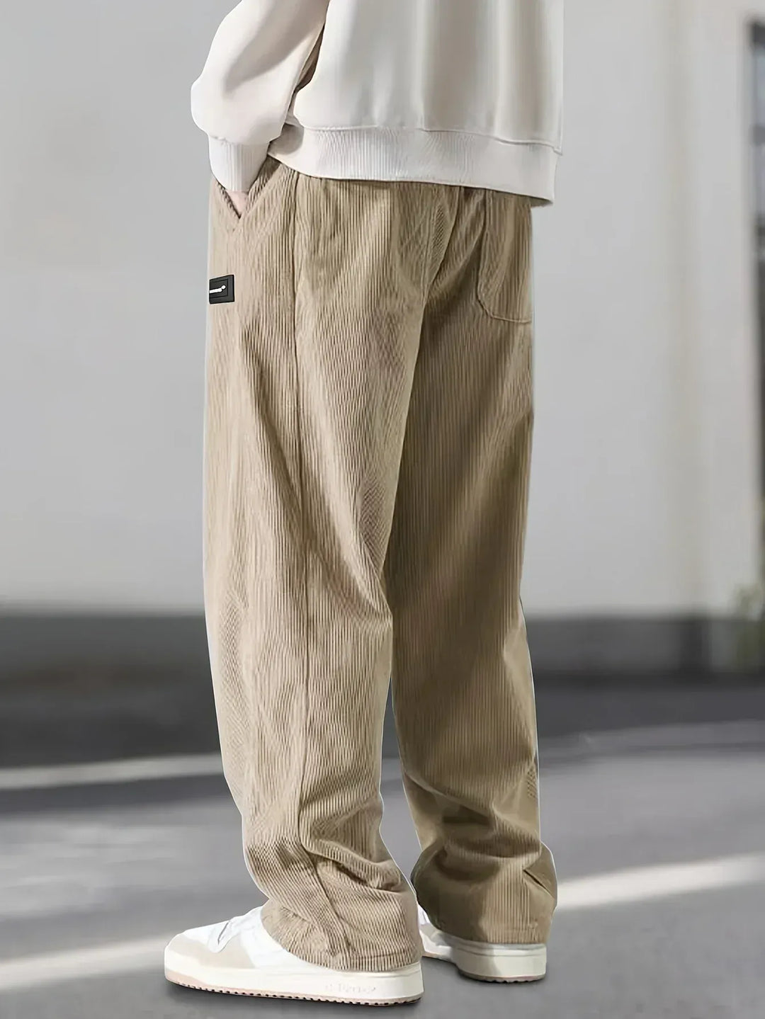 Ruben | Relaxte Corduroy Broek