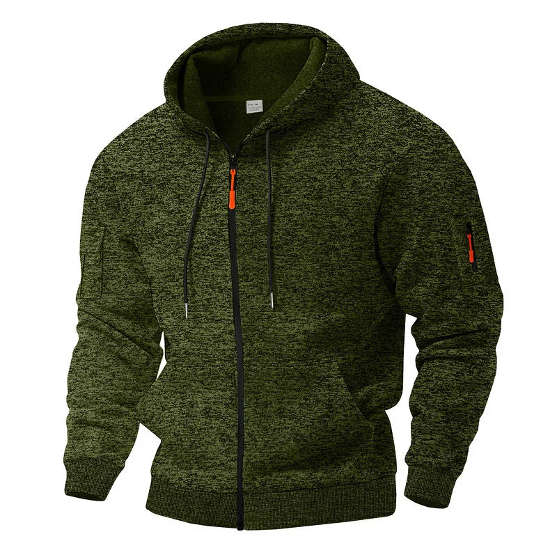 Levi | Robuuste Rits Hoodie