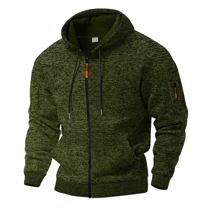 Levi | Robuuste Rits Hoodie