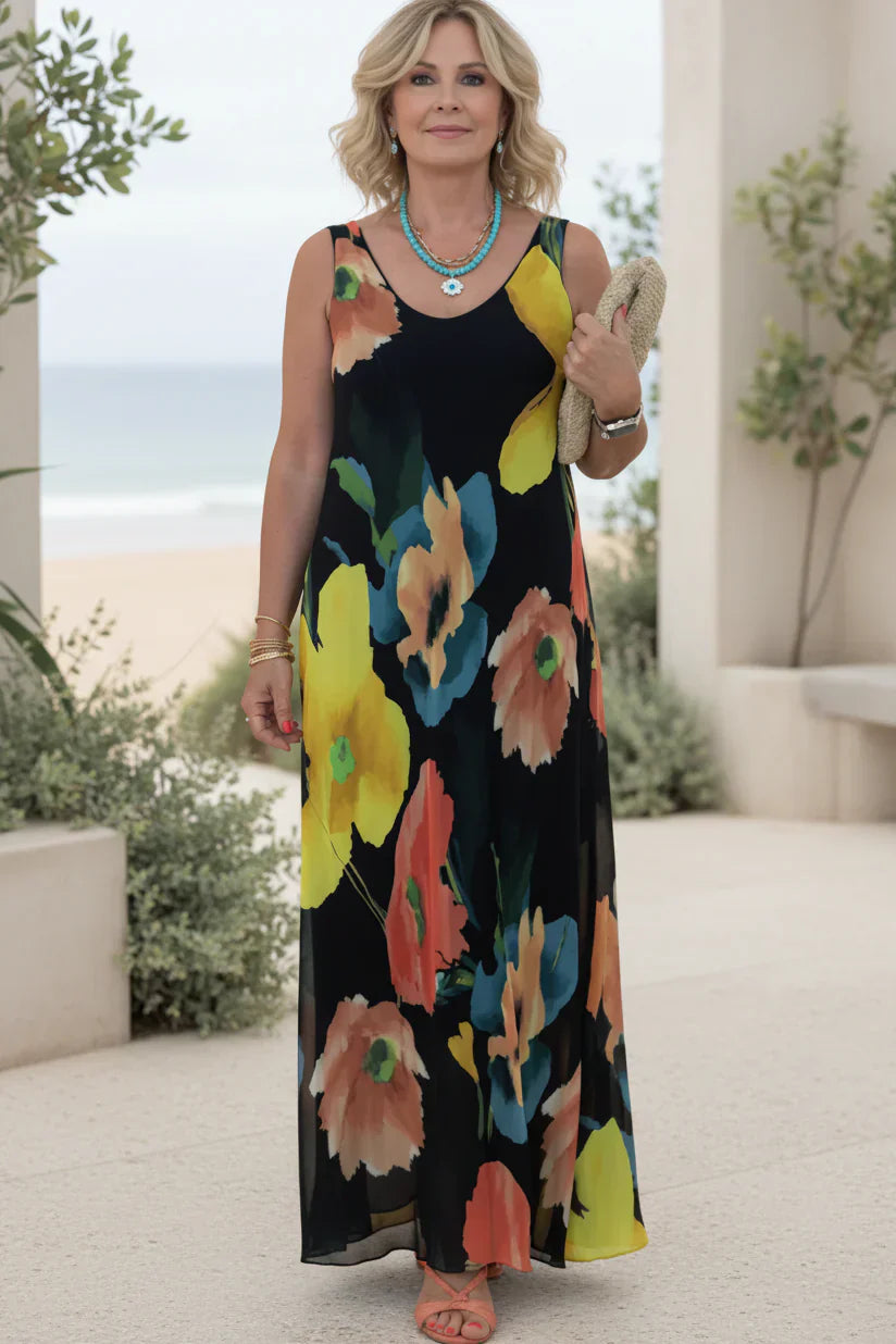 JOLIEN - FLORAAL MAXI JURK