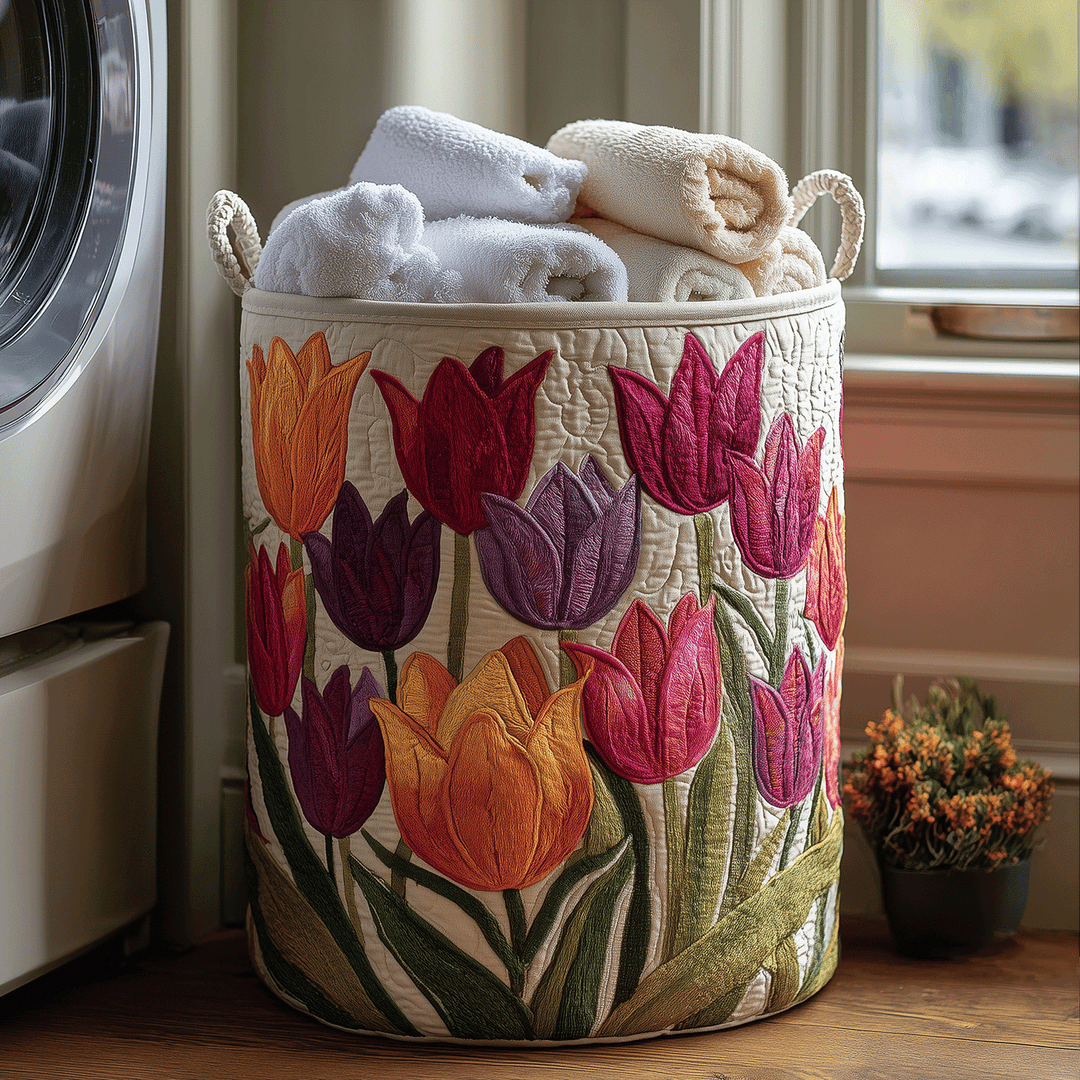 Hollandse Tulp | Gevoerde Opbergmand