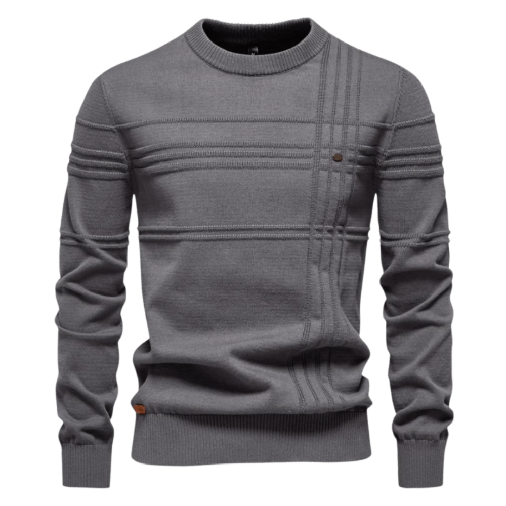 De Lorenz | Premium Herenpullover met Ruitpatroon